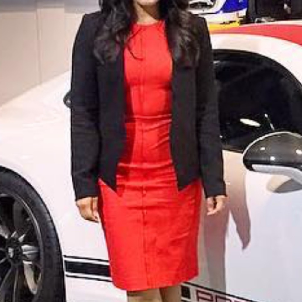 Banana Republic Red Sleeveless Dress